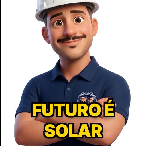 Sticker Futuro é Solar